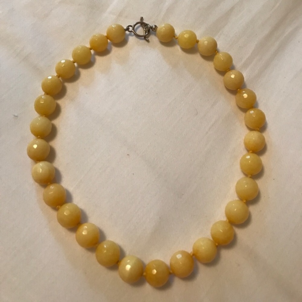 Simon Sebbag Yellow Beaded Necklace